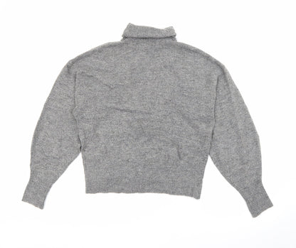 Womens UK Size XS H&M Grey Pullover Jumper