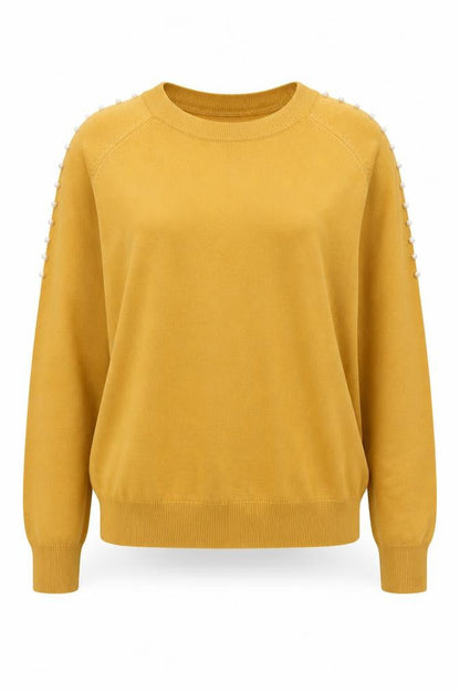 Womens UK Size L PARAMOUR Yellow Pullover Jumper