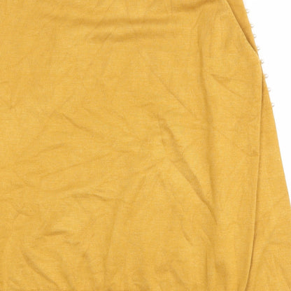 Womens UK Size L PARAMOUR Yellow Pullover Jumper