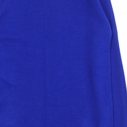 Womens UK Size M Pure and Natural Blue Pullover Jumper