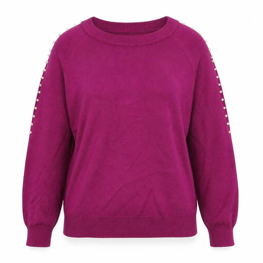 Womens UK Size L Paramour Purple Pullover Jumper