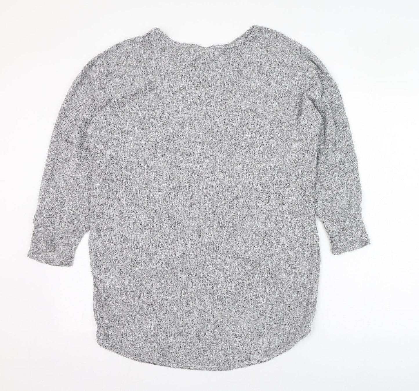 Womens UK Size 8 Izabel London Grey Pullover Jumper