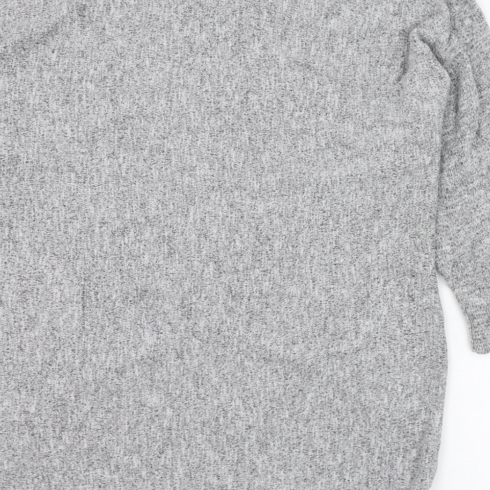 Womens UK Size 8 Izabel London Grey Pullover Jumper