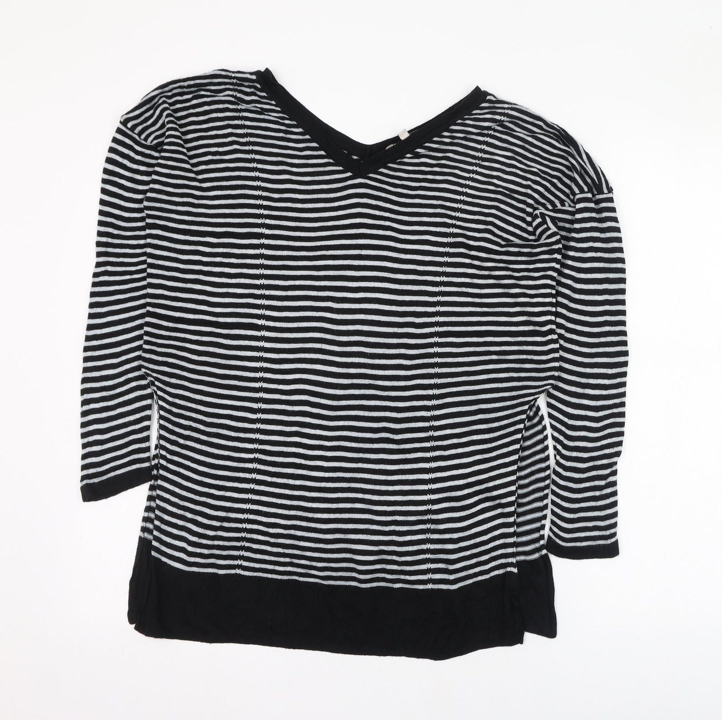 Womens UK Size 12 Preworn Black Pullover Jumper