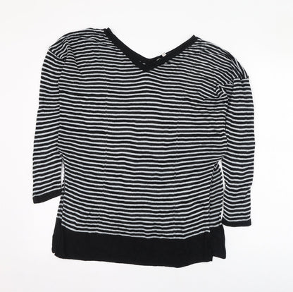 Womens UK Size 12 Preworn Black Pullover Jumper