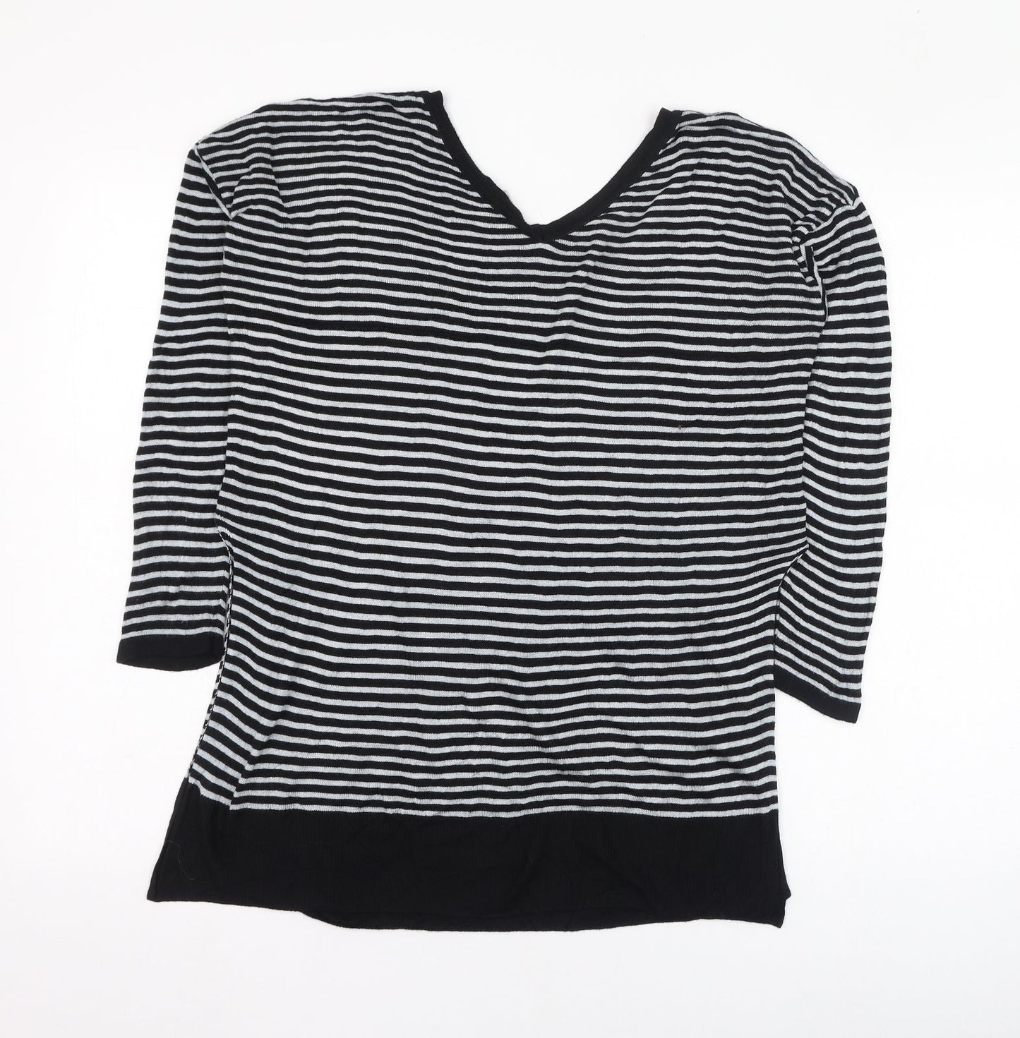 Womens UK Size 12 Preworn Black Pullover Jumper