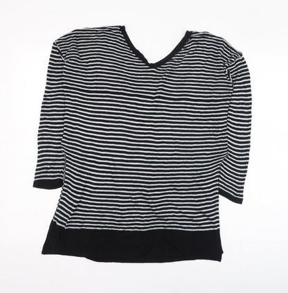 Womens UK Size 12 Preworn Black Pullover Jumper