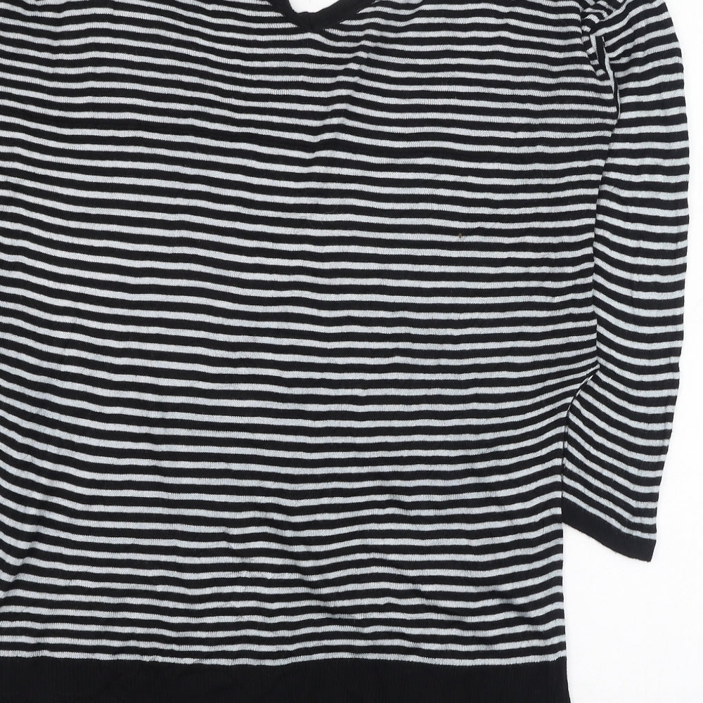 Womens UK Size 12 Preworn Black Pullover Jumper