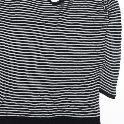 Womens UK Size 12 Preworn Black Pullover Jumper
