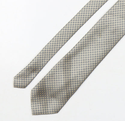 Marks and Spencer Mens Multicoloured Geometric Polyester Pointed Tie One Size