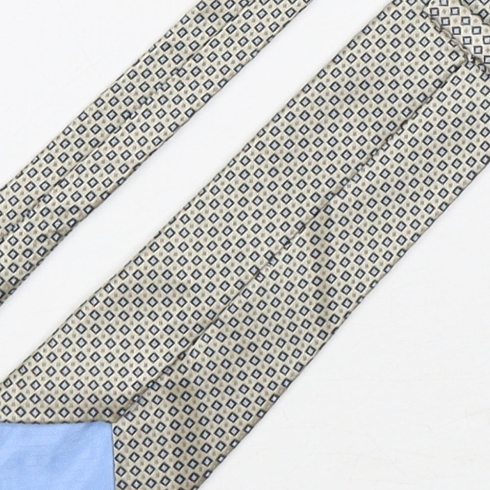 Marks and Spencer Mens Multicoloured Geometric Polyester Pointed Tie One Size