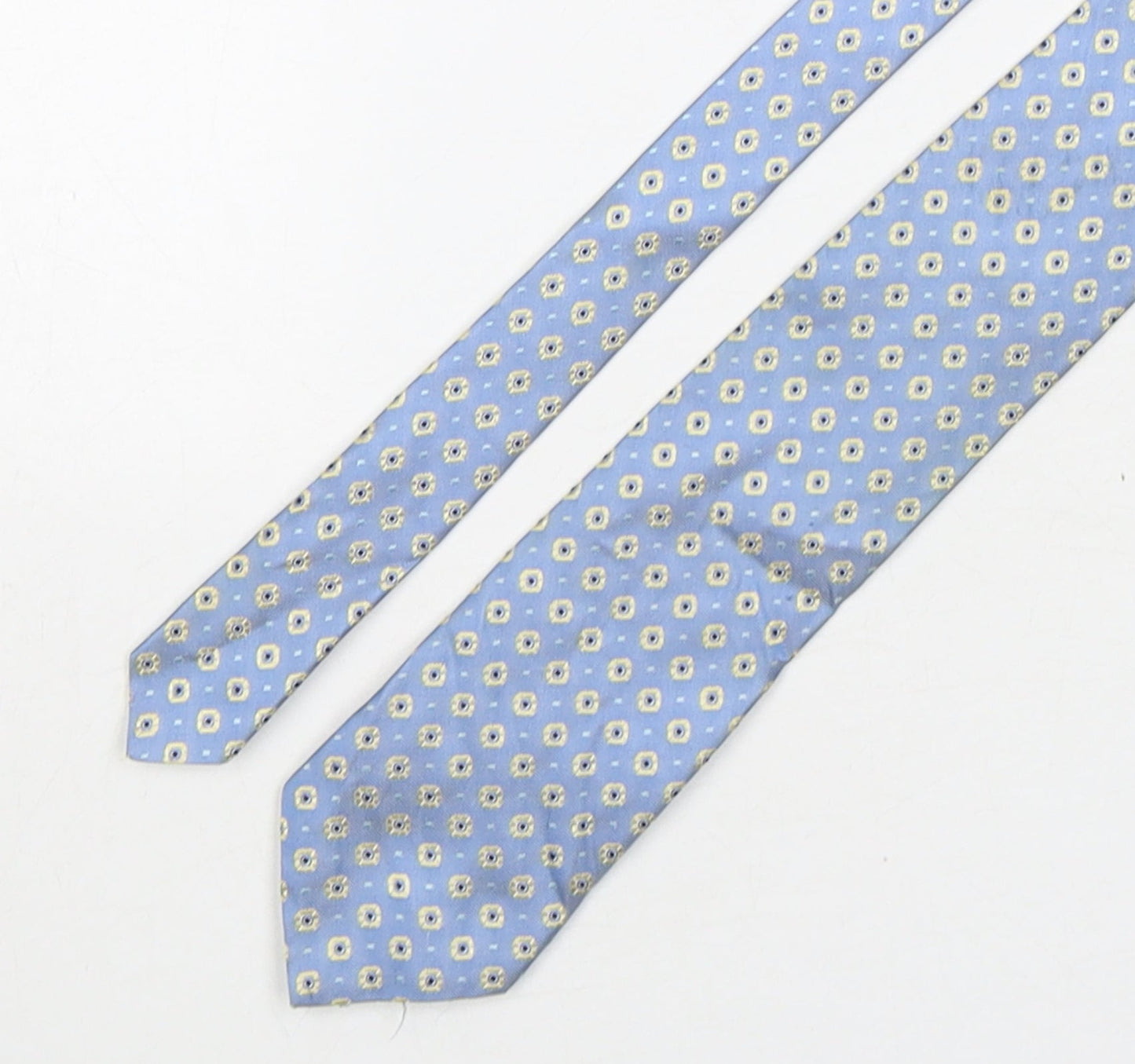 Marks and Spencer Mens Multicoloured Geometric Silk Pointed Tie One Size