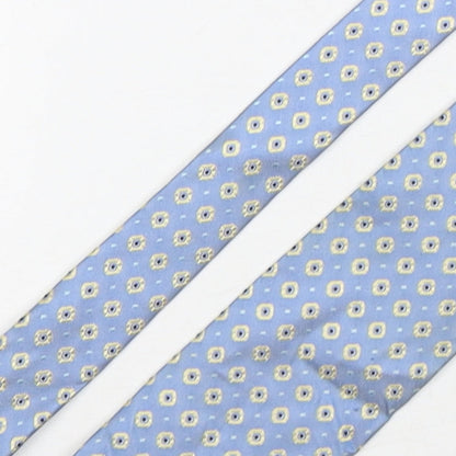 Marks and Spencer Mens Multicoloured Geometric Silk Pointed Tie One Size
