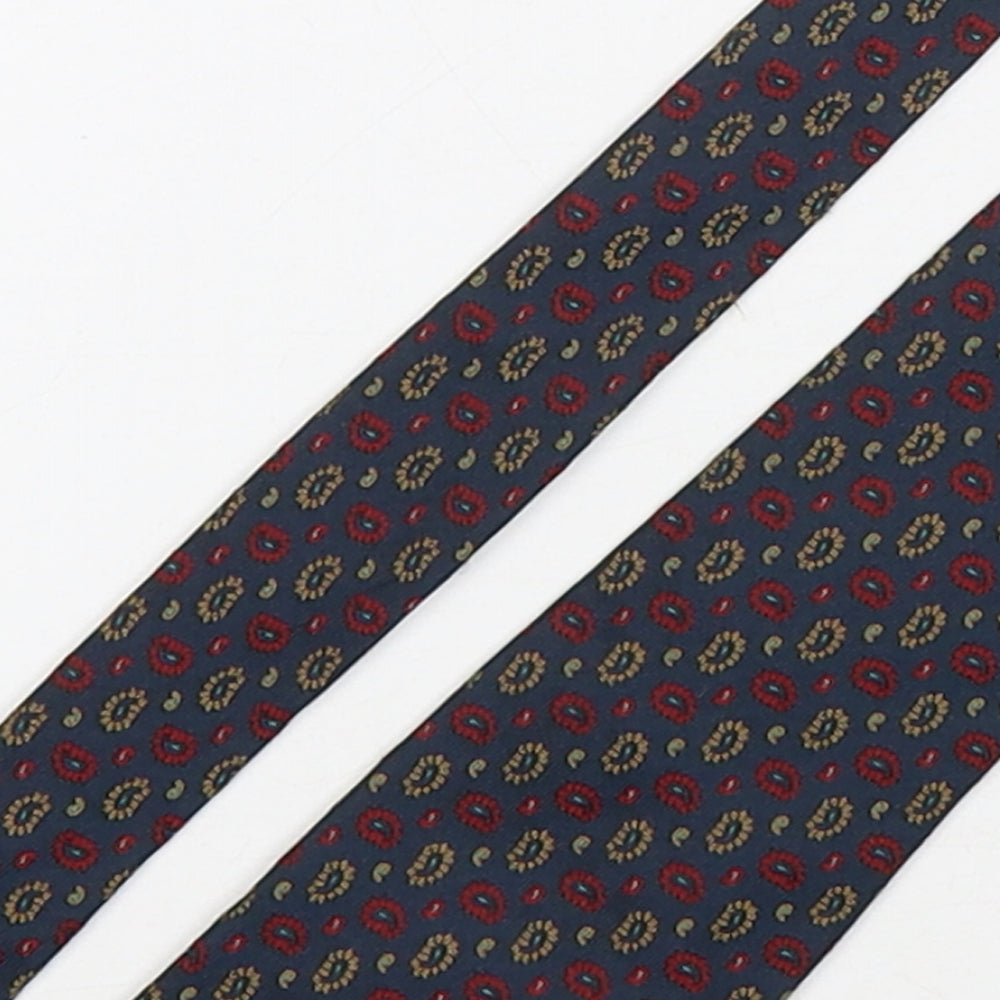 Santostefano Mens Multicoloured Paisley Silk Pointed Tie One Size