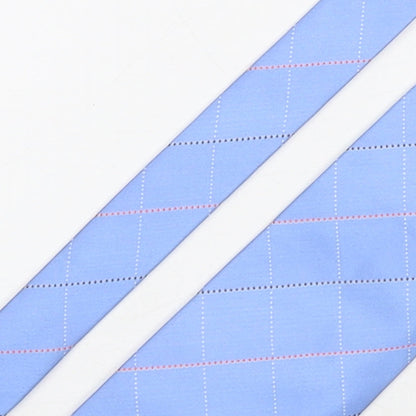 Preworn Mens Multicoloured Plaids & Checks Silk Pointed Tie One Size