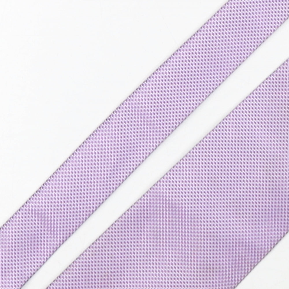 NEXT Mens Purple Geometric Polyester Pointed Tie One Size