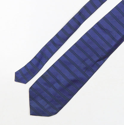 NEXT Mens Multicoloured Striped Silk Pointed Tie One Size