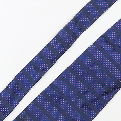 NEXT Mens Multicoloured Striped Silk Pointed Tie One Size