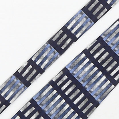 Rene Chagal Mens Multicoloured Striped Silk Pointed Tie One Size