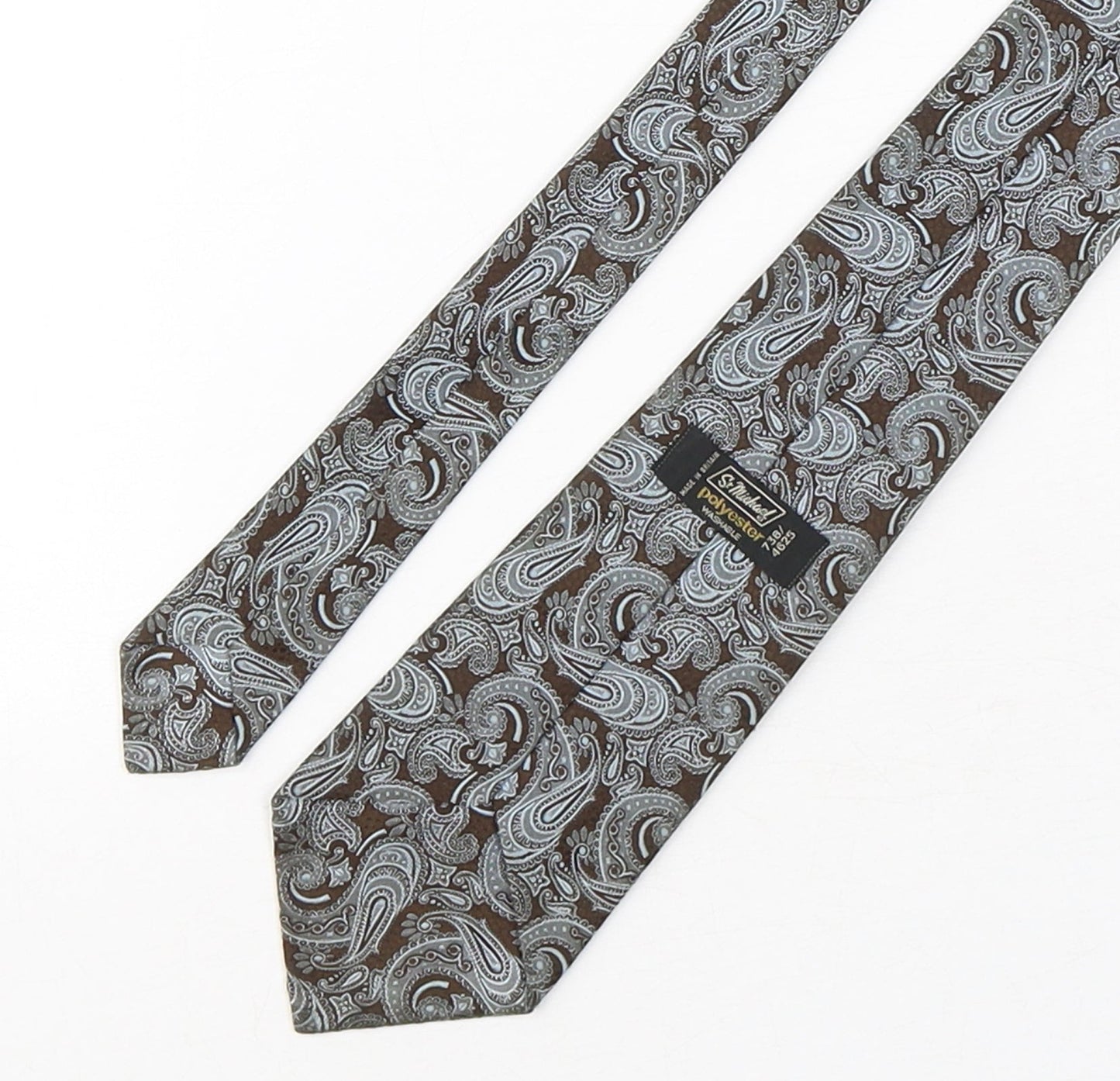 Mens StMichael Multicoloured Paisley  Pointed Tie