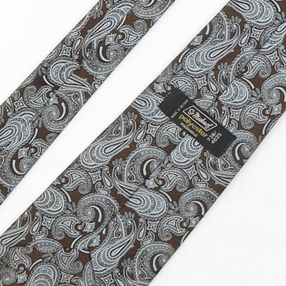 Mens StMichael Multicoloured Paisley  Pointed Tie