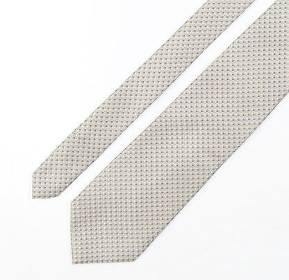Marks and Spencer Mens Multicoloured Plaids & Checks Polyester Pointed Tie One Size