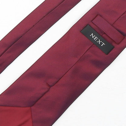 NEXT Mens Purple  Silk Pointed Tie One Size