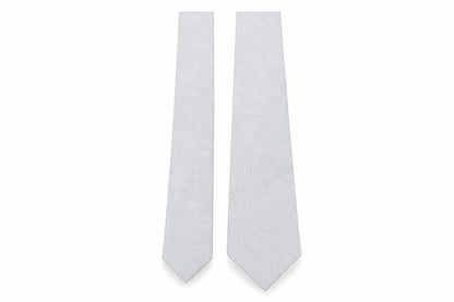 Mens StMichael Grey Geometric  Pointed Tie