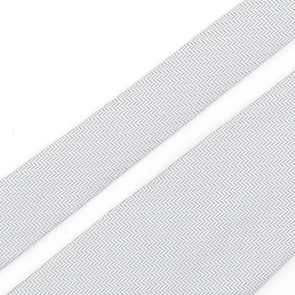 Mens StMichael Grey Geometric  Pointed Tie