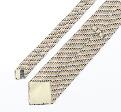 Marks and Spencer Mens Multicoloured Geometric Polyester Pointed Tie One Size