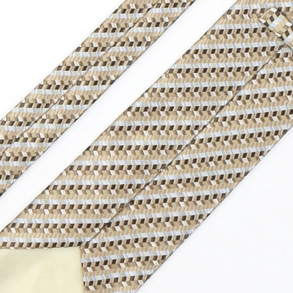 Marks and Spencer Mens Multicoloured Geometric Polyester Pointed Tie One Size