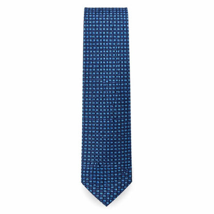Mens Marks and Spencer Blue Plaids & Checks  Pointed Tie