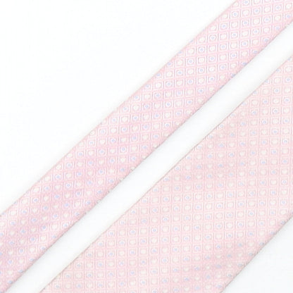 Marks and Spencer Mens Multicoloured Geometric Silk Pointed Tie One Size