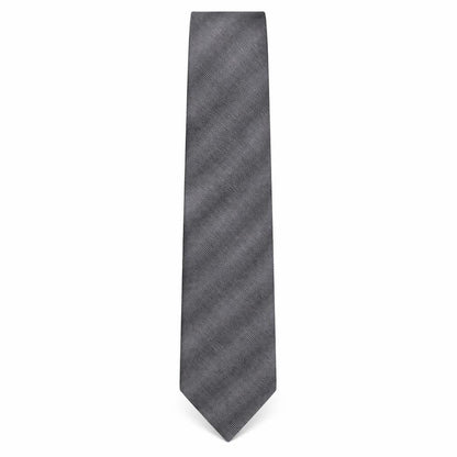 Mens Autograph Grey Striped  Pointed Tie