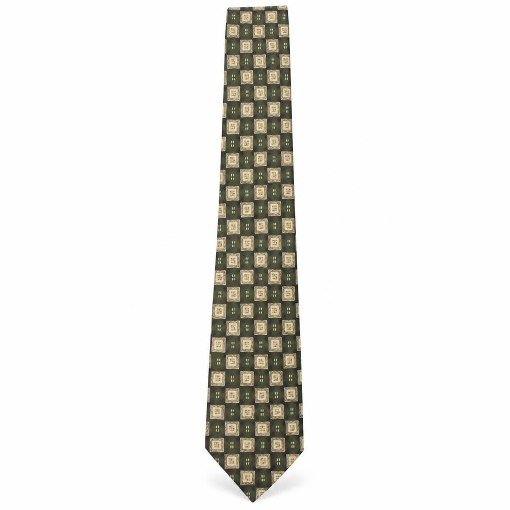 Mens Marks and Spencer Multicoloured Plaids & Checks  Pointed Tie