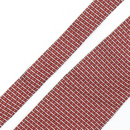 Laine Taylor Mens Multicoloured Geometric Silk Pointed Tie One Size