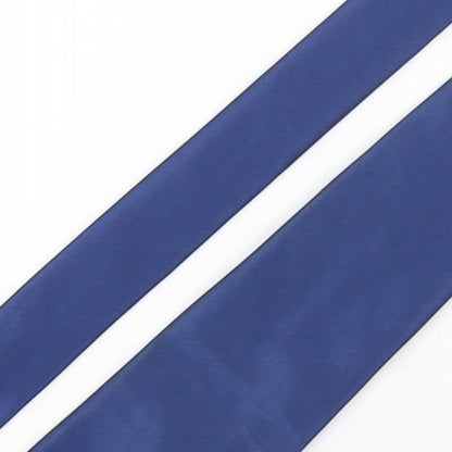 NEXT Mens Blue  Polyester Pointed Tie One Size
