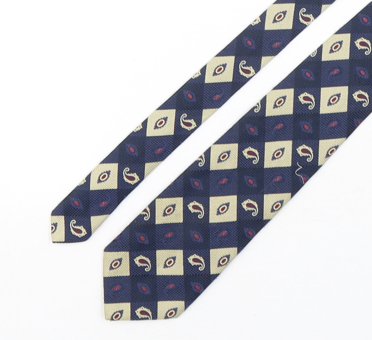 Marks and Spencer Mens Multicoloured Paisley Polyester Pointed Tie One Size