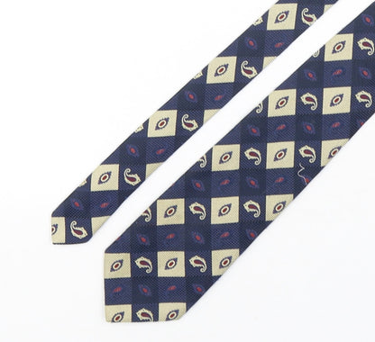 Marks and Spencer Mens Multicoloured Paisley Polyester Pointed Tie One Size