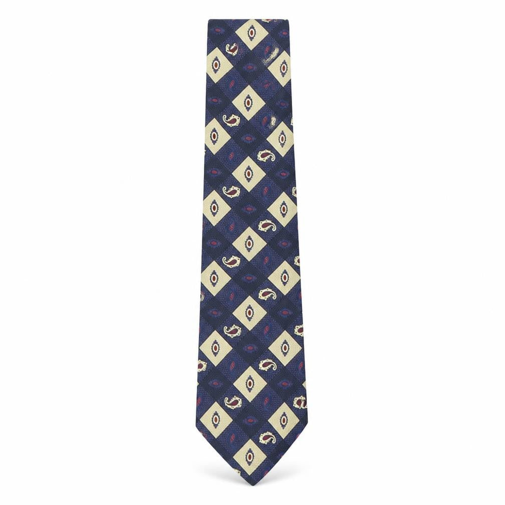 Mens Marks and Spencer Multicoloured Paisley  Pointed Tie