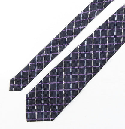 Mens BHS Multicoloured Plaids & Checks  Pointed Tie
