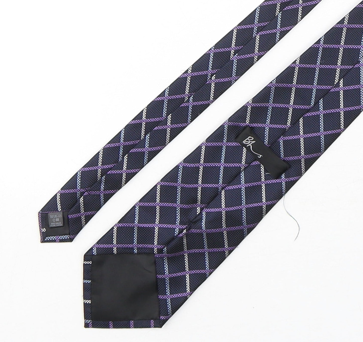 Mens BHS Multicoloured Plaids & Checks  Pointed Tie