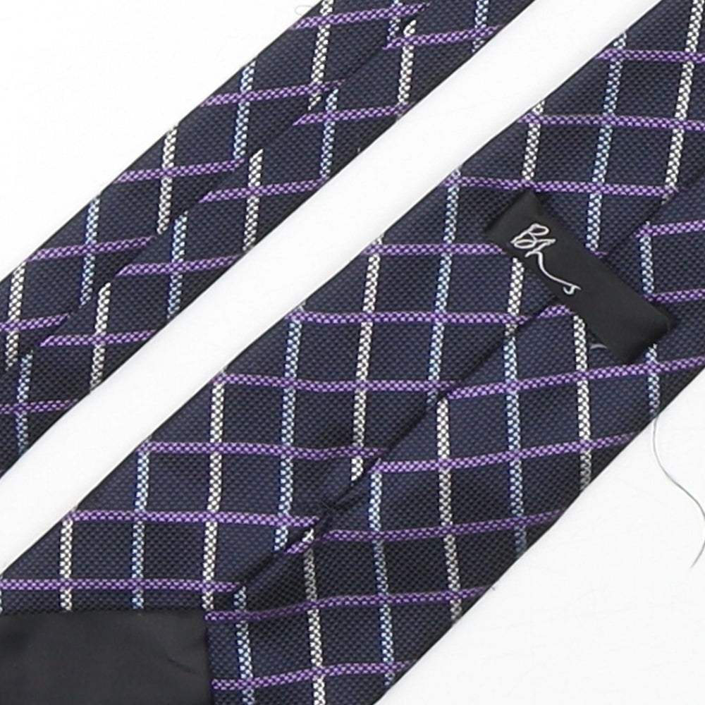 Mens BHS Multicoloured Plaids & Checks  Pointed Tie