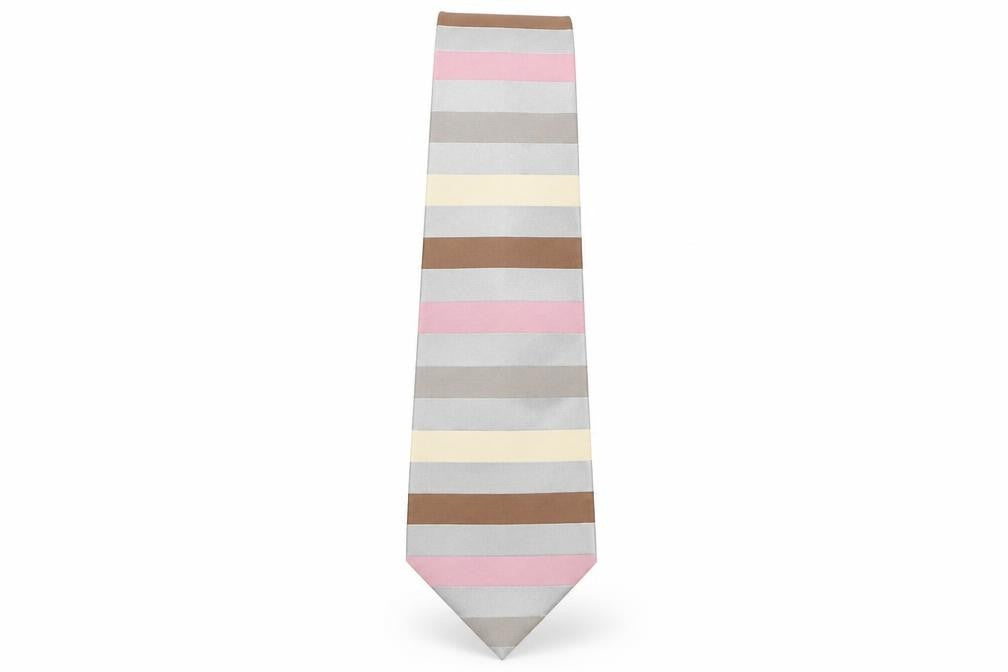 Mens NEXT Multicoloured Striped  Pointed Tie