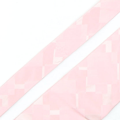 Racing Green  Mens Pink Geometric Silk Pointed Tie One Size