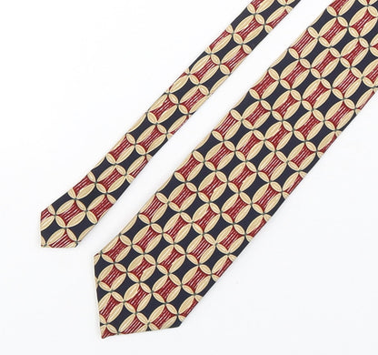 Marks and Spencer Mens Multicoloured Geometric Polyester Pointed Tie One Size