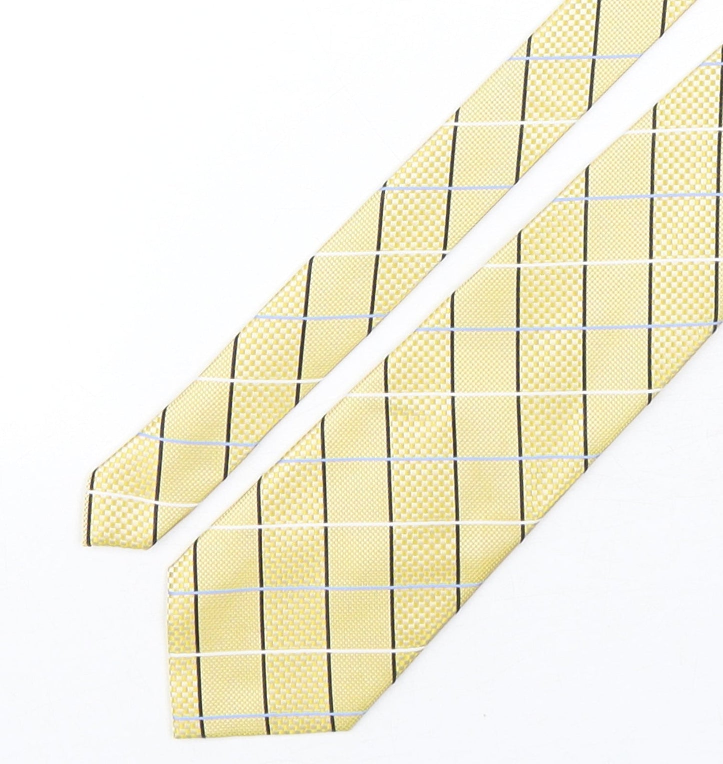 Mens Greenwoods Multicoloured Plaids & Checks  Pointed Tie