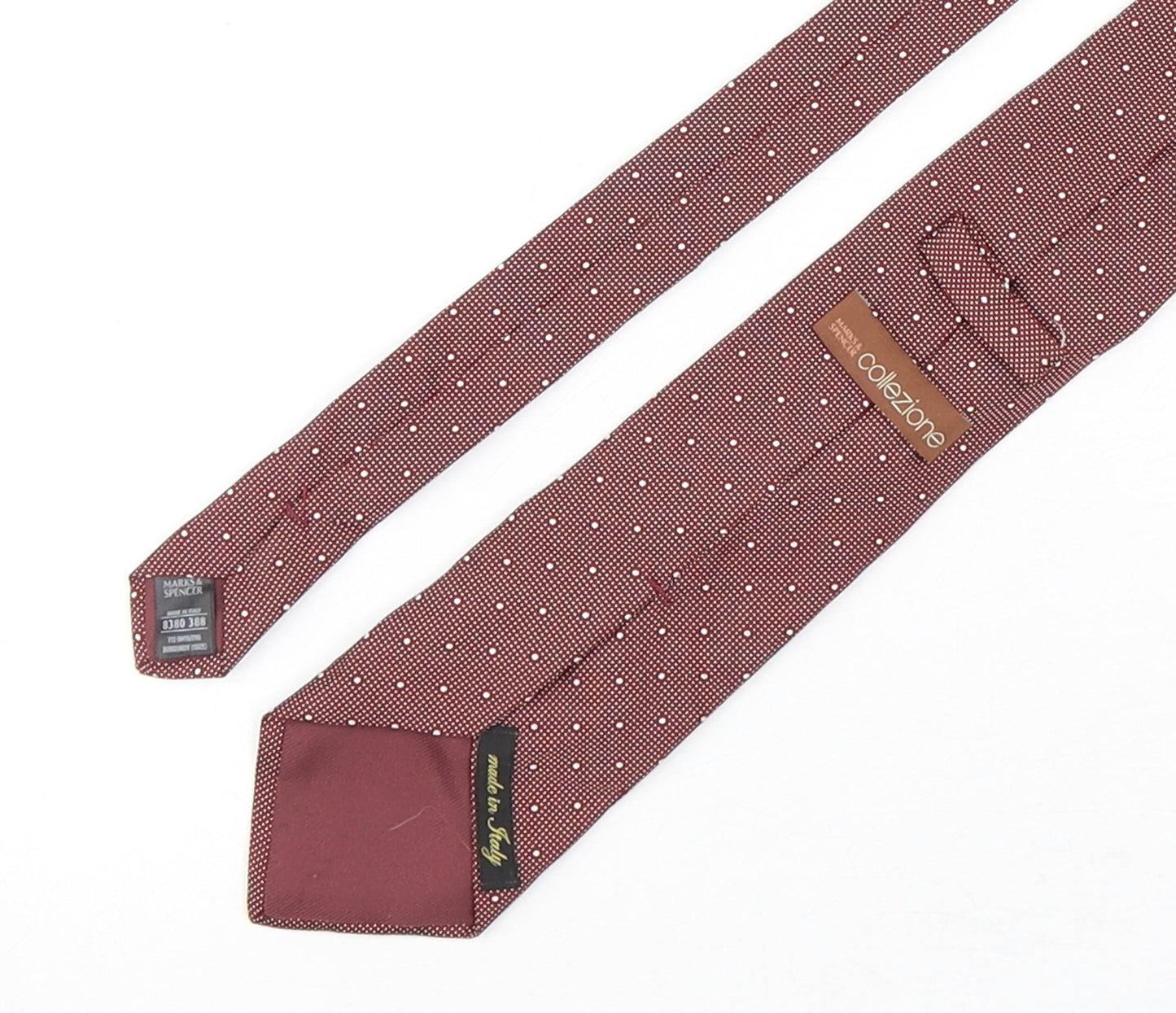 Mens Collezione Multicoloured Polka Dot  Pointed Tie