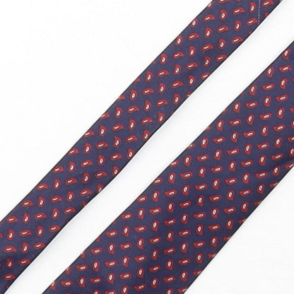 Preworn Mens Multicoloured Paisley Silk Pointed Tie One Size