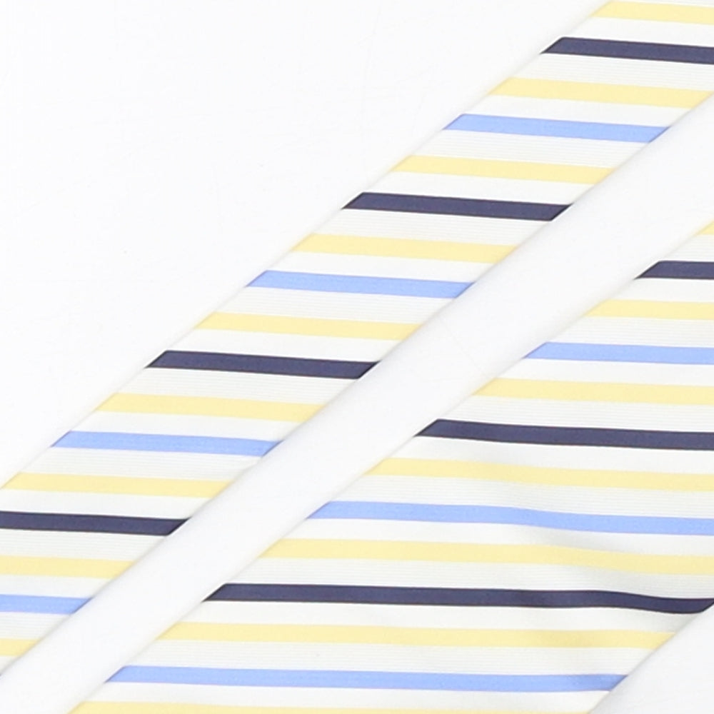 NEXT Mens Multicoloured Striped Polyester Pointed Tie One Size